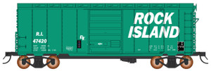 Intermountain ~ HO Scale ~ AAR 10'6" Boxcar ~ Dreadnaught Ends ~ Rock Island #47431 ~ IMR-38714-03