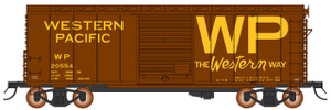 Intermountain ~ HO Scale ~ AAR 10'6" Boxcar ~ Dreadnaught Ends ~ Western Pacific #20560 ~ IMR-38715-04