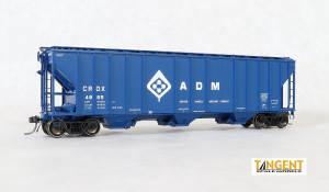 Tangent ~ HO Scale ~ GATC 4500 Covered Hopper ~ CRDX #4884 ~ 28013-05