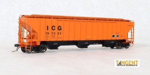 Tangent ~ HO Scale ~ PS4750 Covered Hopper ~ Illinois Central Gulf #767080 ~ 11241-15