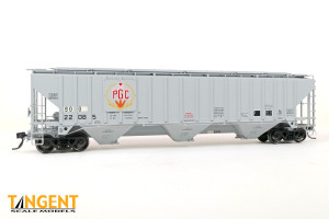 Tangent ~ HO Scale ~ PS4750 Covered Hopper ~ Soo Line #22232 ~ 36367-02