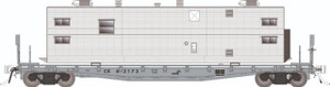 Rapido ~ HO Scale ~ F30A 50' Flat Car w/Camp Van ~ Norfolk Southern MOW #62193 ~ 138110-62193