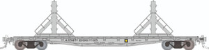 Rapido ~ HO Scale ~ F30D 50' Rail Flat Car ~ Atchison, Topeka & Santa Fe MOW #199678 ~ 138401-199678