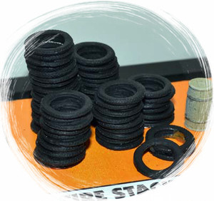 Bar Mills LLC ~ O Scale ~ Tire Stacks ~ Unpainted ~ 4012