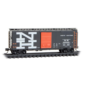 Micro Trains ~ N Scale ~ 40' Single-Door Boxcar ~ New Haven #36841 ~ 02000557