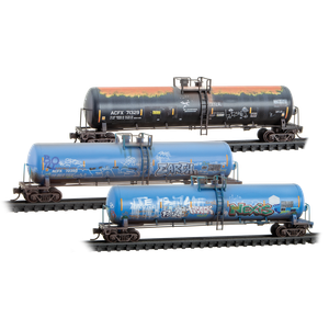 Micro Trains ~ N Scale ~ 56' General Service Tank Cars ~ 3-Pack ~ ACFX #71329, 72393, 72410 ~ 98305101