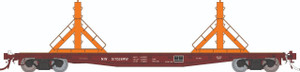 Rapido ~ HO Scale ~ F30D 50' Rail Flat Car ~ Norfolk & Western #516999 ~ 138406-516999