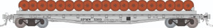 Rapido ~ HO Scale ~ F30D 50' Wheel Flat Car ~ Southern Pacific MOW #5303 ~ 138507-5303