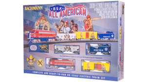 Bachmann ~ HO Scale ~ Boy Scouts of America  All American Train Set ~ 00775