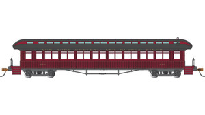 Bachmann ~ HO Scale ~ 1900s Era 68' Passenger Car ~ New York & Hudson River #610 ~ 12803