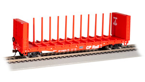 Bachmann ~ HO Scale ~ 52' Center-Beam Flatcar ~ CP Rail #316879 ~ 12907