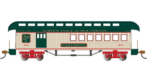 Bachmann ~ HO Scale ~ Combine (1860-1880 era) ~ North Pole & Southern "Partridge" ~ 15209