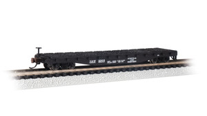 Bachmann ~ N Scale ~ 52' Flat Car ~ Norfolk & Western #32804 ~ 17356