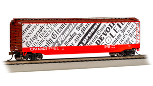 Bachmann ~ HO Scale ~ 50' Plug Door Box Car ~ Canadian National #401527 ~ 18023