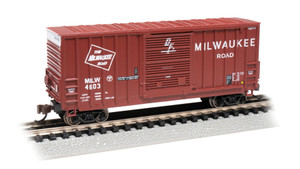 Bachmann ~ N Scale ~ Hi-Cube Boxcar ~ Milwaukee Road #4603 ~ 18255