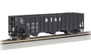Bachmann ~ HO Scale ~ Bethlehem Steel 100 Ton 3 Bay Hopper ~ Detroit, Toledo, & Ironton #1733 ~ 18719