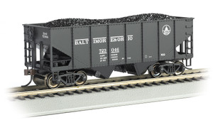 Bachmann ~ HO Scale ~ 55-Ton 2-Bay USRA Outside Braced Hopper  ~ Baltimore & Ohio #723046 ~ 19509