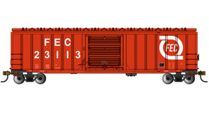 Bachmann ~ N Scale ~ ACF 50'6" Outside-Braced Boxcar ~ Florida East Coast #23113 ~ 19673
