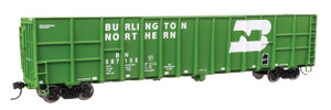 WalthersMainline ~ HO Scale ~ 61' Wood Chip Gondola ~ Burlington Northern #587155 ~ 910-6107