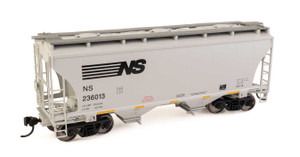 Walthers Mainline ~ HO Scale ~ 39' Trinity 3281 2-Bay Covered Hopper ~ Norfolk Southern #236013 ~ 910-49317