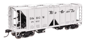 WalthersMainline ~ HO Scale ~ ACF 1958 Cu Ft Covered Hopper ~ Denver & Rio Grande Western #18412 ~ 910-49712