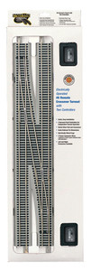 Bachmann ~ HO Scale ~ Nickel Silver #6 Remote Crossover Turnout Left ~ 44575