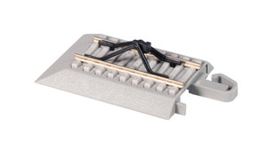 Bachmann ~ HO Scale ~ Hayes Bumpers with Concrete Ties ~ 44791