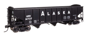 WalthersMainline ~ HO Scale ~ 70-Ton AAR 3-Bay Open Hopper ~ Alaska #14737 ~ 910-56735