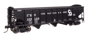 WalthersMainline ~ HO Scale ~ 70-Ton AAR 3-Bay Open Hopper ~ Chesapeake & Ohio #105134 ~ 910-56738