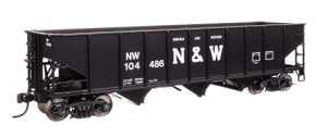 WalthersMainline ~ HO Scale ~ 70-Ton AAR 3-Bay Open Hopper ~ Norfolk & Western #104486 ~ 910-56750