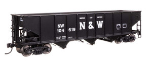 WalthersMainline ~ HO Scale ~ 70-Ton AAR 3-Bay Open Hopper ~ Norfolk & Western #104619 ~ 910-56752