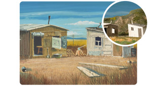 Bachmann ~ O Scale ~ 75th Anniversary Plasticville Hobo Shacks ~ 45631