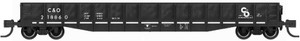Bluford Shops ~ N Scale ~ 52'6" 15-Panel Mill Gondola ~ Medium Dented ~ Chesapeake & Ohio #C&O 218917 ~ 52245
