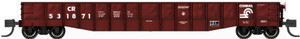 Bluford Shops ~ N Scale ~ 52'6" 15-Panel Mill Gondola ~ Medium Dented ~ Conrail #CR 531871 ~ 52264