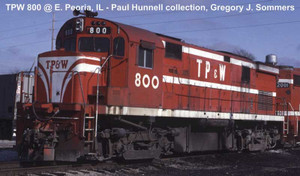 Bowser ~ HO Scale ~ ALCo C424 ~ Standard DC ~ Toledo Peoria & Western #801 ~ 26073