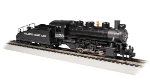 Bachmann ~ HO Scale ~ USRA 0-6-0 with Smoke & Slope Tender ~ Atlantic Coast Line #1156 ~ DC Version ~ 50625