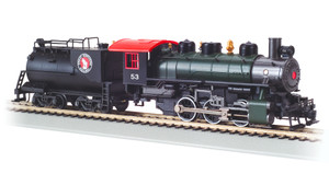 Bachmann ~ HO Scale ~ USRA 0-6-0 with Smoke & Vanderbilt Tender ~ Great Northern #53 ~ DC Version ~ 50714