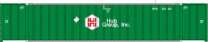 Intermountain ~ HO Scale ~ 53 Foot Container 2-Pack ~ HUB Group #244791, #245163 ~ 30621-11