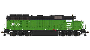 Class One Model Works ~ HO Scale ~ EMD GP40 1A3 ~ Burlington Northern #3005 ~ DC/DCC Ready ~ LM00151