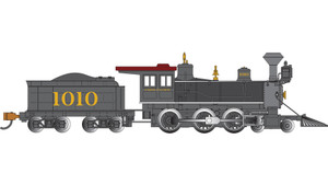 Bachmann ~ N Scale ~ 19th Century 4-6-0 ~ Union Pacific #1010 with Coal Load ~ DCC Sound Installed ~ 51471