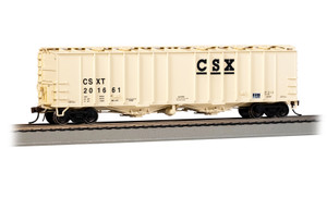 Bachmann ~ HO Scale ~ GATX 4180 Airslide Hopper ~ CSX #201661 ~ 70621