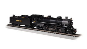 Bachmann ~ HO Scale ~ Light 2-8-2 ~ Nickel Plate Road #587 w/Long Tender ~ DCC Ready ~ 54407