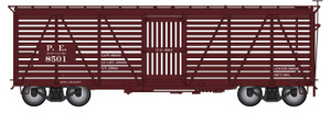 Intermountain ~ HO Scale ~ Harriman 40' Stock Car ~ Pacific Electric #8501 ~ 39018-01