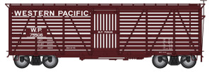 Intermountain ~ HO Scale ~ Harriman 40' Stock Car ~ Western Pacific #75513 ~ 39030-26