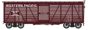 Intermountain ~ HO Scale ~ Harriman 40' Stock Car ~ Western Pacific #75579 ~ 39030-29