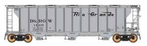 Intermountain ~ HO Scale ~ ACF 2927 Covered Hopper ~ Rio Grande #18302 ~ 449003-04
