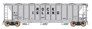Intermountain ~ HO Scale ~ ACF 2927 Covered Hopper ~ Rock Island #7993 ~ 449007-03