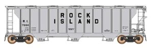 Intermountain ~ HO Scale ~ ACF 2927 Covered Hopper ~ Rock Island #7997 ~ 449007-05