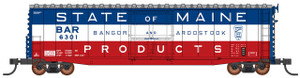 Intermountain ~ HO Scale ~ 50' PS-1 Single Door Boxcar ~ Bangor & Aroostook #6438 ~ 45962-04