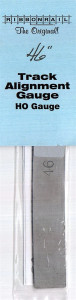 Ribbonrail ~ HO Scale ~ 5" Track Alignment Gauge ~ Curved ~ 46" Radius ~ 46